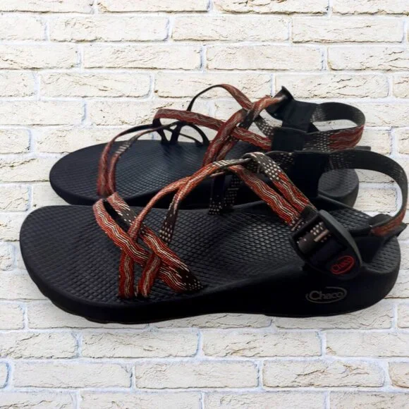 Chaco Womens ZX1 Classic Patriot Dream Sandal Red/Blue Double Strap Size - Picture 2 of 5